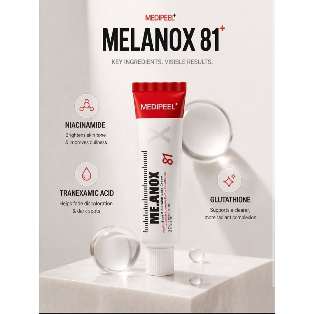 Medipeel​ melanon X 81  cream 30ml., Centella Mezzo Cream Brightening Whitening Freckle 30 ml.