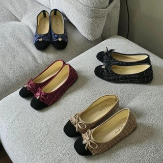 OHODOODEE รองเท้าคัทชูรุ่น Classy Tweed Charm M565