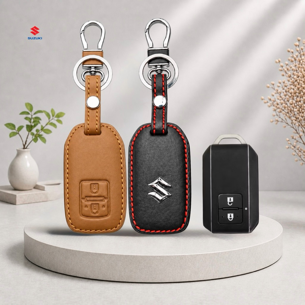 ซองหนังแท้ ใส่กุญแจรีโมทรถยนต์ รุ่นโลโก้เหล็กหนังนิ่ม All New Suzuki Swift GL CVT MY,XL7,GLX,GL Plus 2018-26