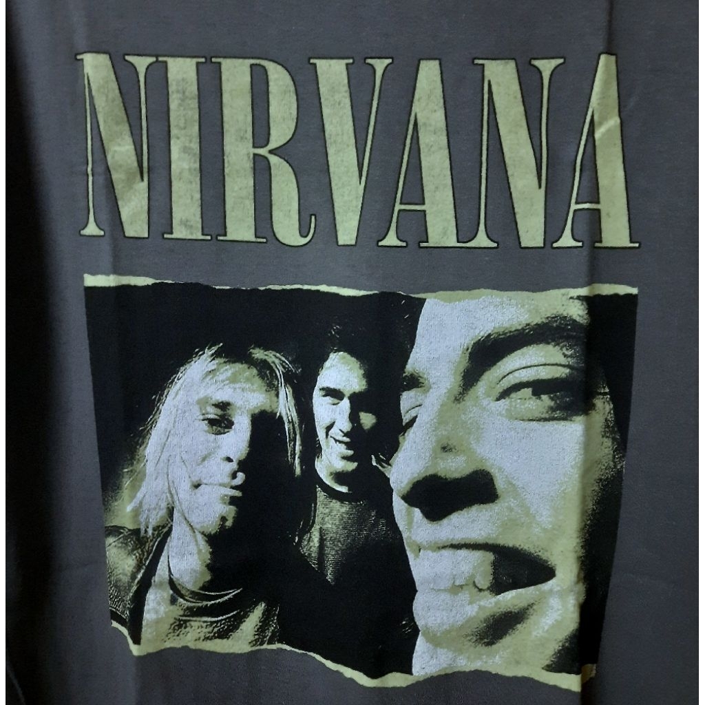 เสื้อวง NIRVANA ผ้าเทา มือ1 ลิขสิทธิ์แท้ 2021