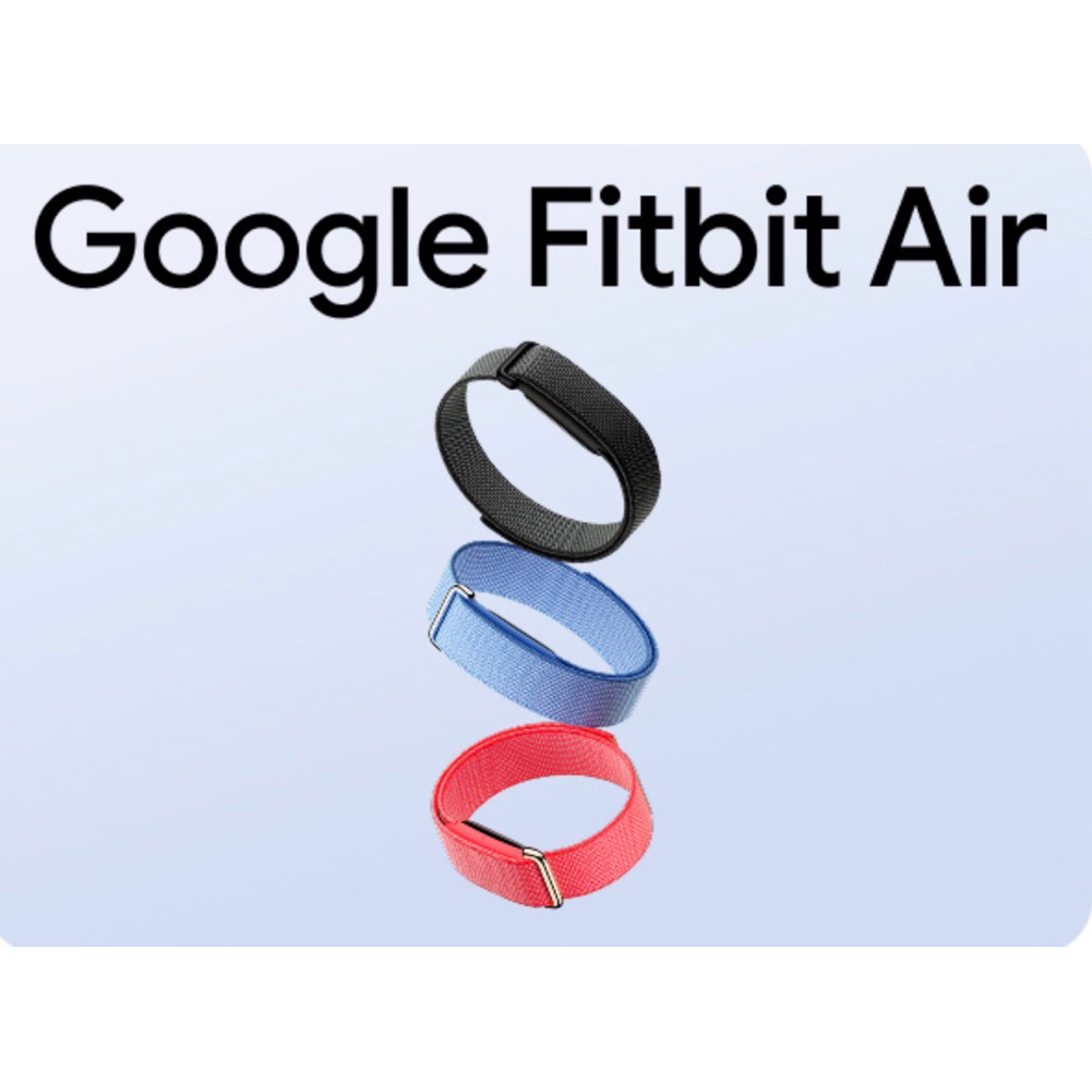 Fitbit Air สายรัดข้อมืออัจฉริยะ ติดตามการออกกำลังกาย กันน้ำ 50 เมตร สีดำ Obsidian