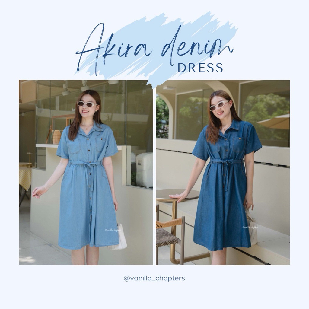 Akira denim dress (vanilla_chapters)