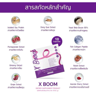 X Boom เอ็กซ์ บูม สมุนไพรซองม่วง( แบบ 10 ซอง)