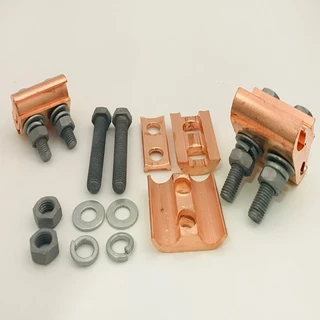 แคล้มไบเมลทอล แคล้มทองแดง แคล้มยึดสายไฟ PG.Clamp Bimetal 2น็อต อลูมิเนียม-ทองแดง 10-70 , 16-120 รุ่น JBTL No.16-120