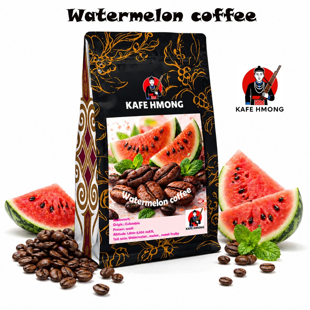 เมล็ดกาแฟ Colombia ''Watermelon'' Coffee สัมผัสถึงกลิ่นหอมหวานของแตงโมชัดเจน