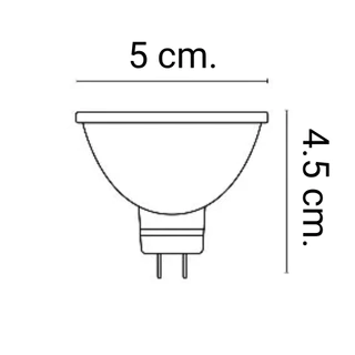 SL Lighting | Galaxy & Dim หลอดไฟ Led 5W 7W GU5.3 3000K 4000K 5000K 6500K Non-Dimmable, Dimmable