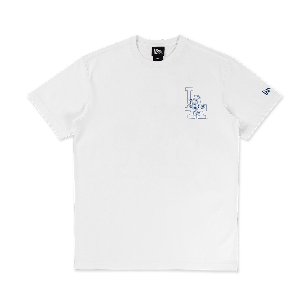 เสื้อยืดแขนสั้น New Era รุ่น Los Angeles Dodgers Graphic Pack White Short Sleeve T-Shirt