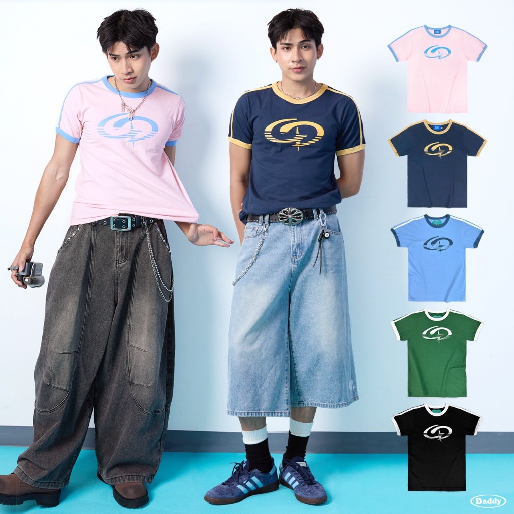 DADDYCLUB | Three Stripes Club T-shirt  เสื้อยืด สุดเท่