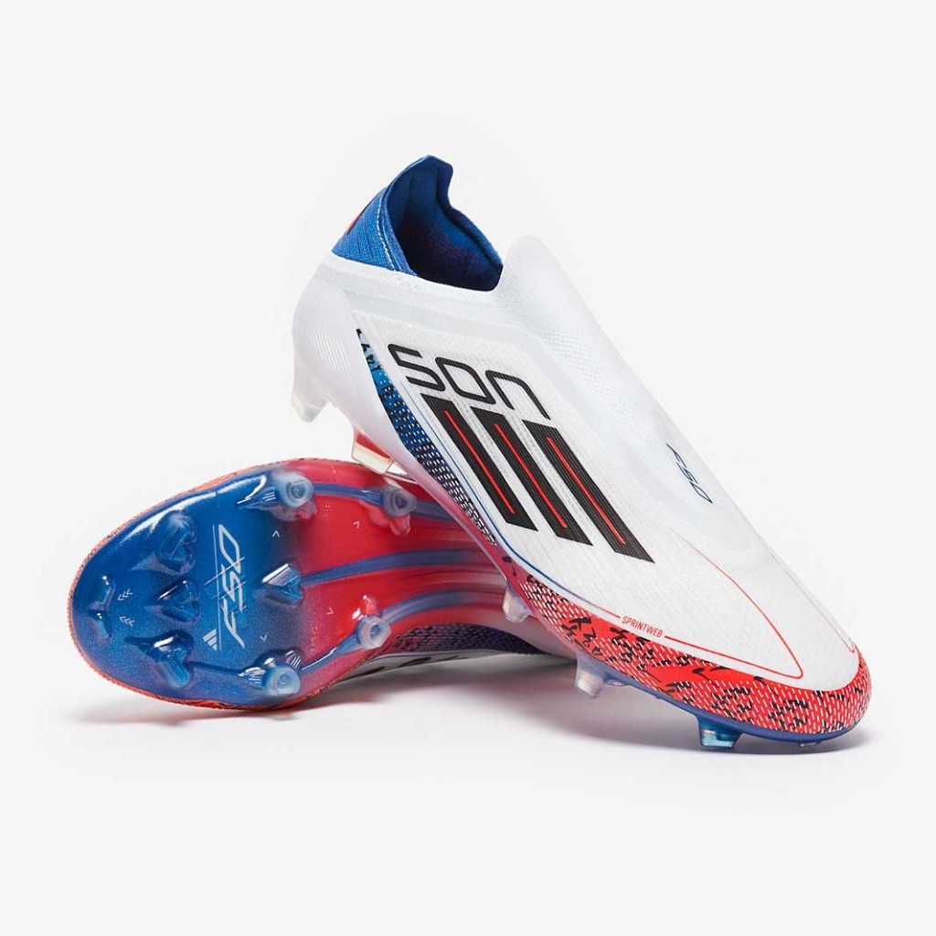 สตั๊ด รองเท้าฟุตบอลไร้เชือก Adidas F50 Elite Laceless FG
