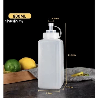 พร้อมส่ง ขวดบีบน้ํามันซอส ซอสมะเขือเทศ ความจุสูง 800 1000 มล. พร้อมฝาปิด อุปกรณ์เสริม สําหรับห้องครัว