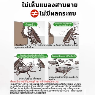 4/8/12กล่อง เจลฆ่าแมลงสาบ 8 เม็ด/กล่อง ยากำจัดแมลงสาบ เหยื่อล่อแมลงสาบ ดึงดูดแมลงสาบ ฆ่าทั้งรัง ใช้งานง่าย