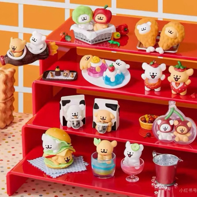 (พร้อมส่งจากไทย : แบบสุ่ม💖) Maltese Fast Food Restaurant Blind Box