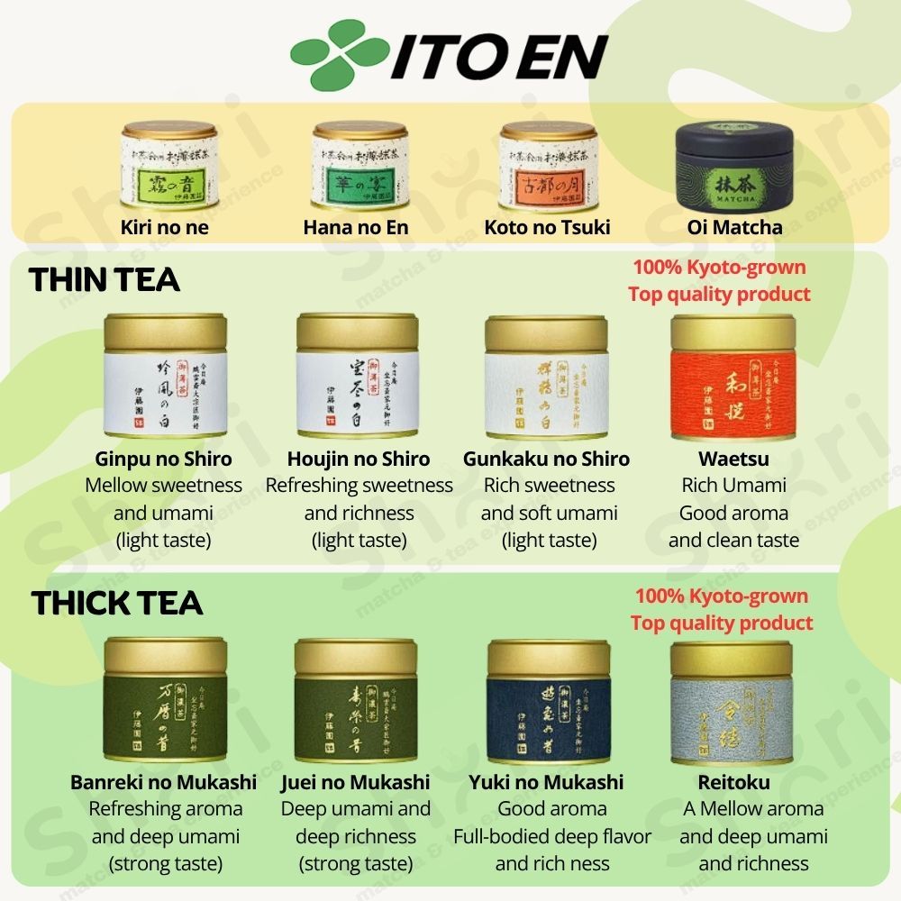 [ขนาดทดลอง 10g] ITOEN MATCHA ฝาทอง Ceremonial Series