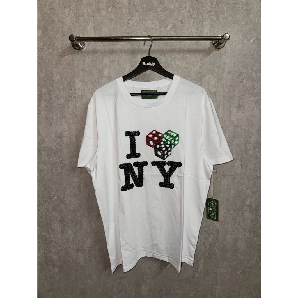 DENIM TEARS Cee-Lo NY Tee - White 🎲🗽