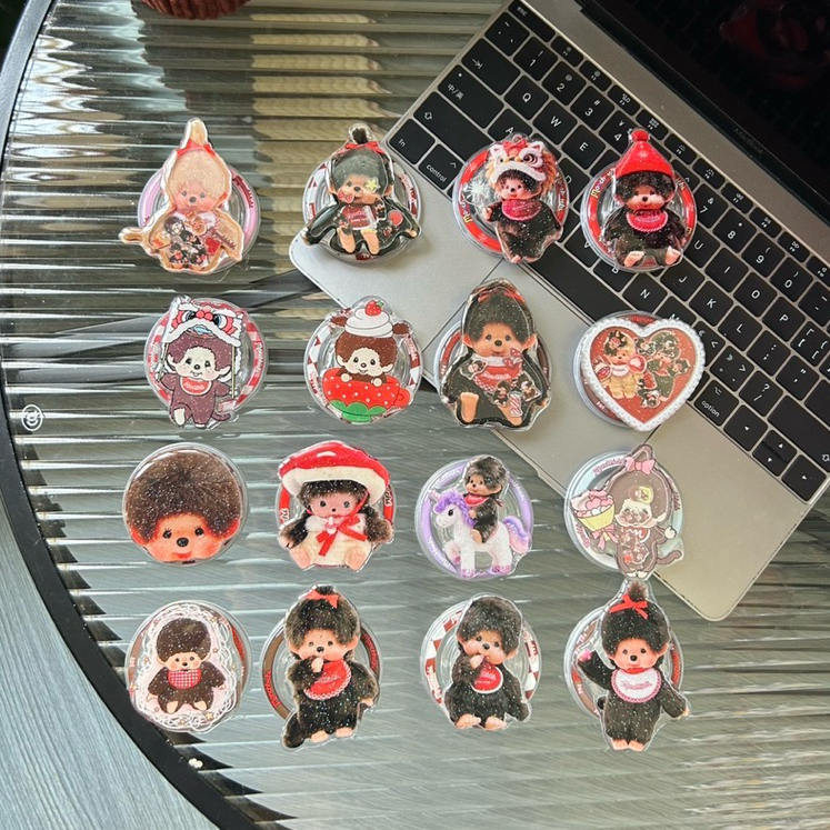AD583 New Griptok Set1 (ขาตั้งแม่เหล็ก) ลายน้องม่อนชิชิน่ารักสุดๆ สินค้าพร้อมจัดส่งจากไทย