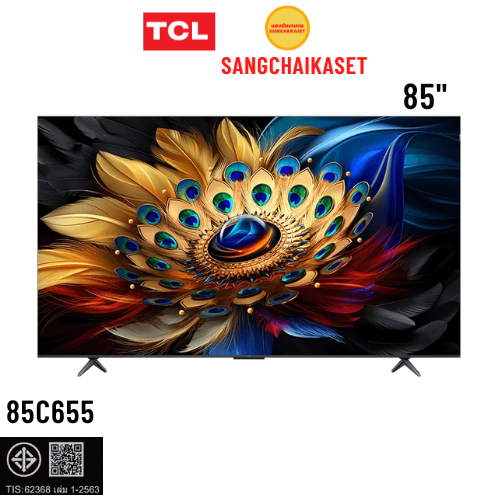 (กรุงเทพ-ปริมณฑลเลือกส่ง Seller Own Fleet)ทีวีคิวแอลอีดี 85 นิ้ว TCL (4K, QLED, GOOGLE TV) 85C655