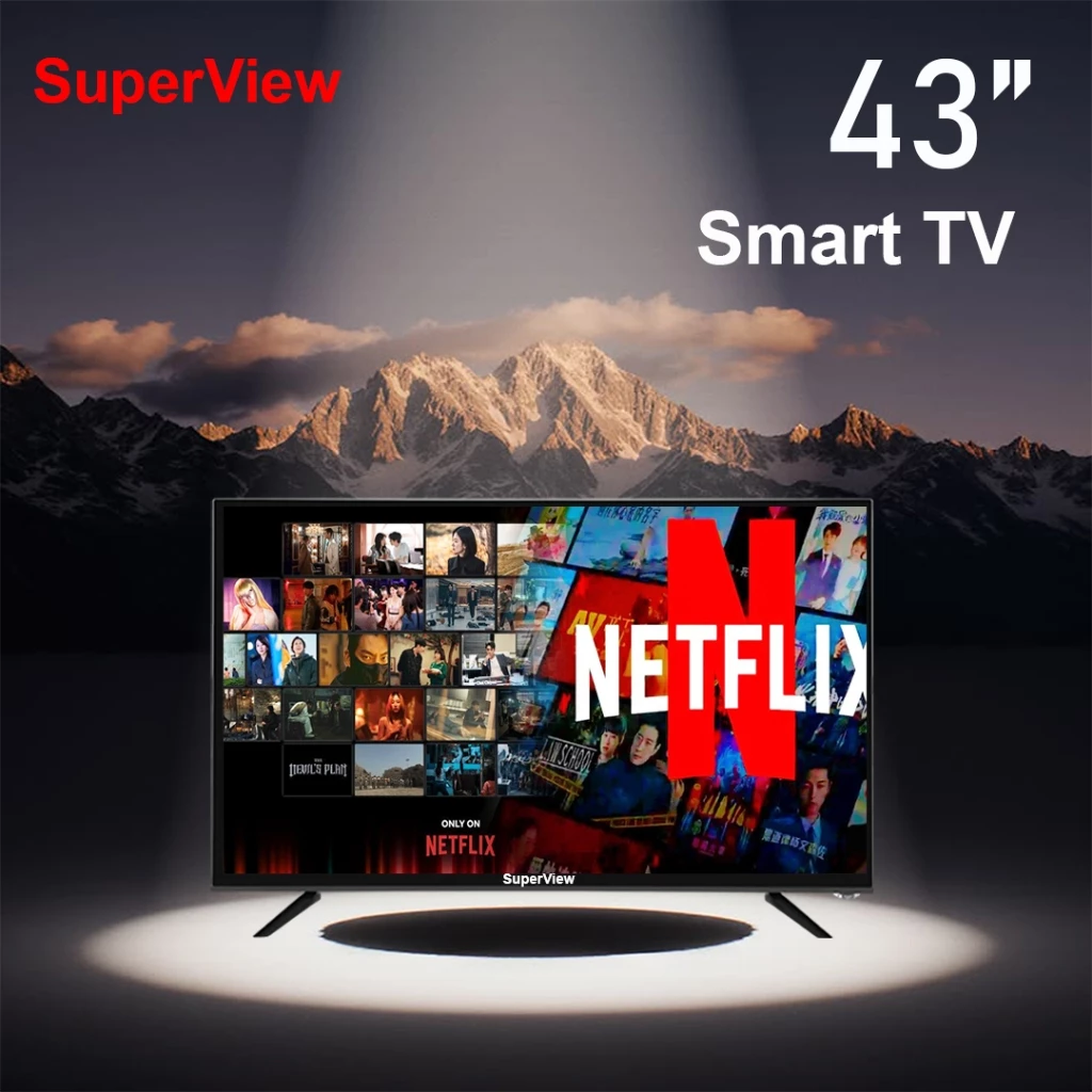SuperView LED TV สมาร์ททีวี 32” 43" 50" Android TV