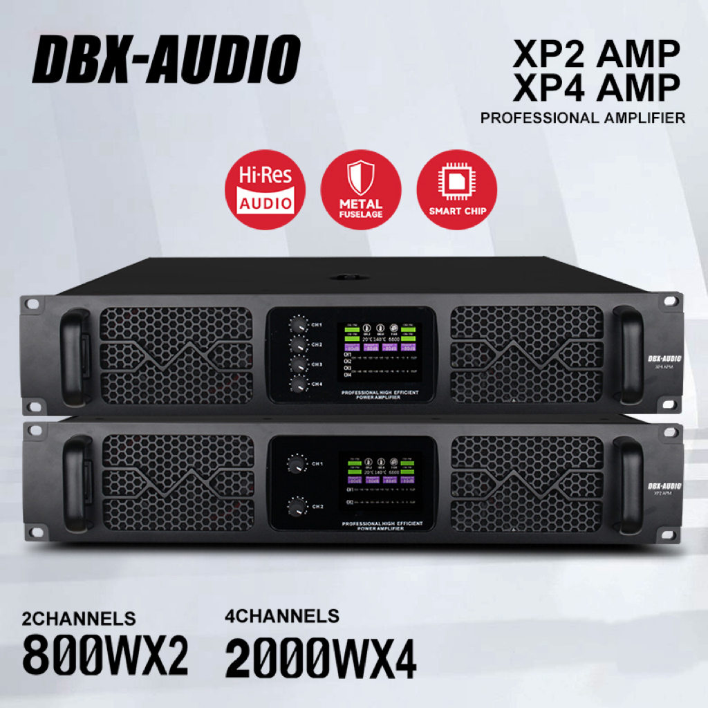 DBX-AUDIO XP2 AMP / XP4 AMP แอมป์เพาเวอร์แอมป์, แอนตี้ฟีดแบคและป้องกันการรบกวนการแสดงบนเวที