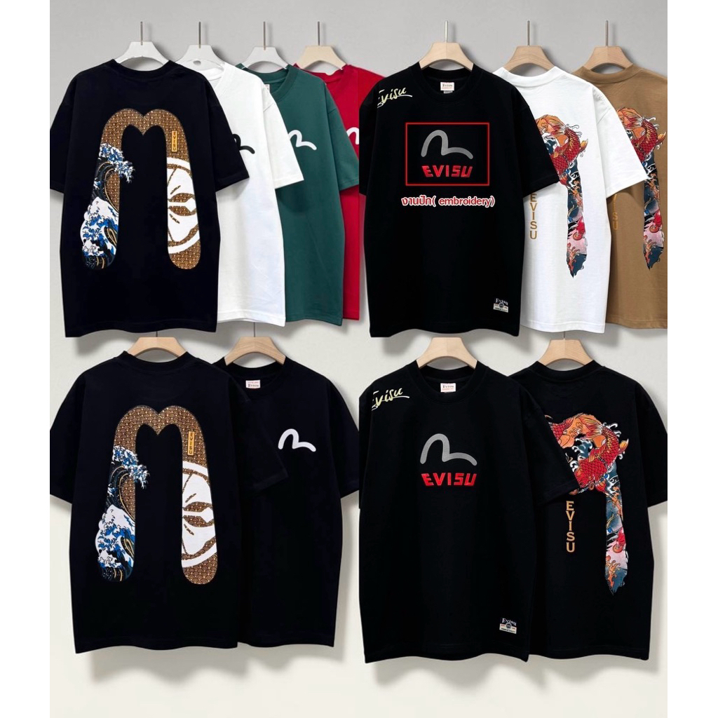 เสื้อยืดover sizedผ้าคอนตอนหนานิ่มใส่สบาย