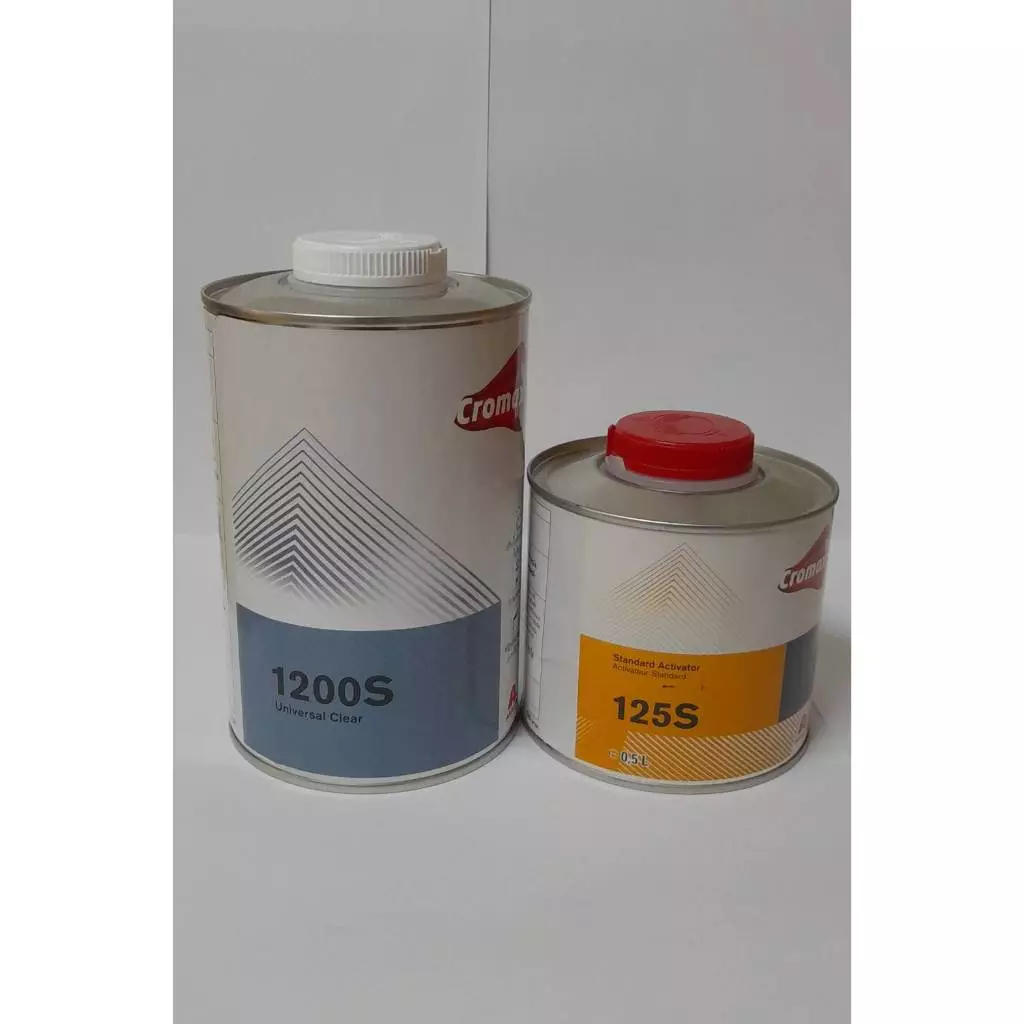 (ของแท้) CROMAX แลกเกอร์เคลือบเงารถ 2k 1200s สูตร 2:1 พร้อมน้ำยา 125s ขนาดไซส์เล็ก thumbnail 3
