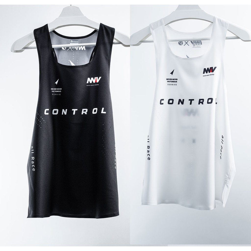 (MEN) Pro Elite NNV Racing Singlet สีดำ / สีขาว