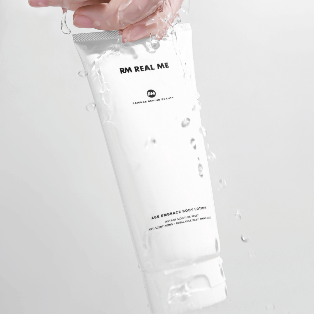 ACE EMBRACE BODY LOTION บอดี้โลชั่น ลบกลิ่นแก่ เติม Baby Amino Acid กลับสู่ผิว ปริมาณ 200 กรัม