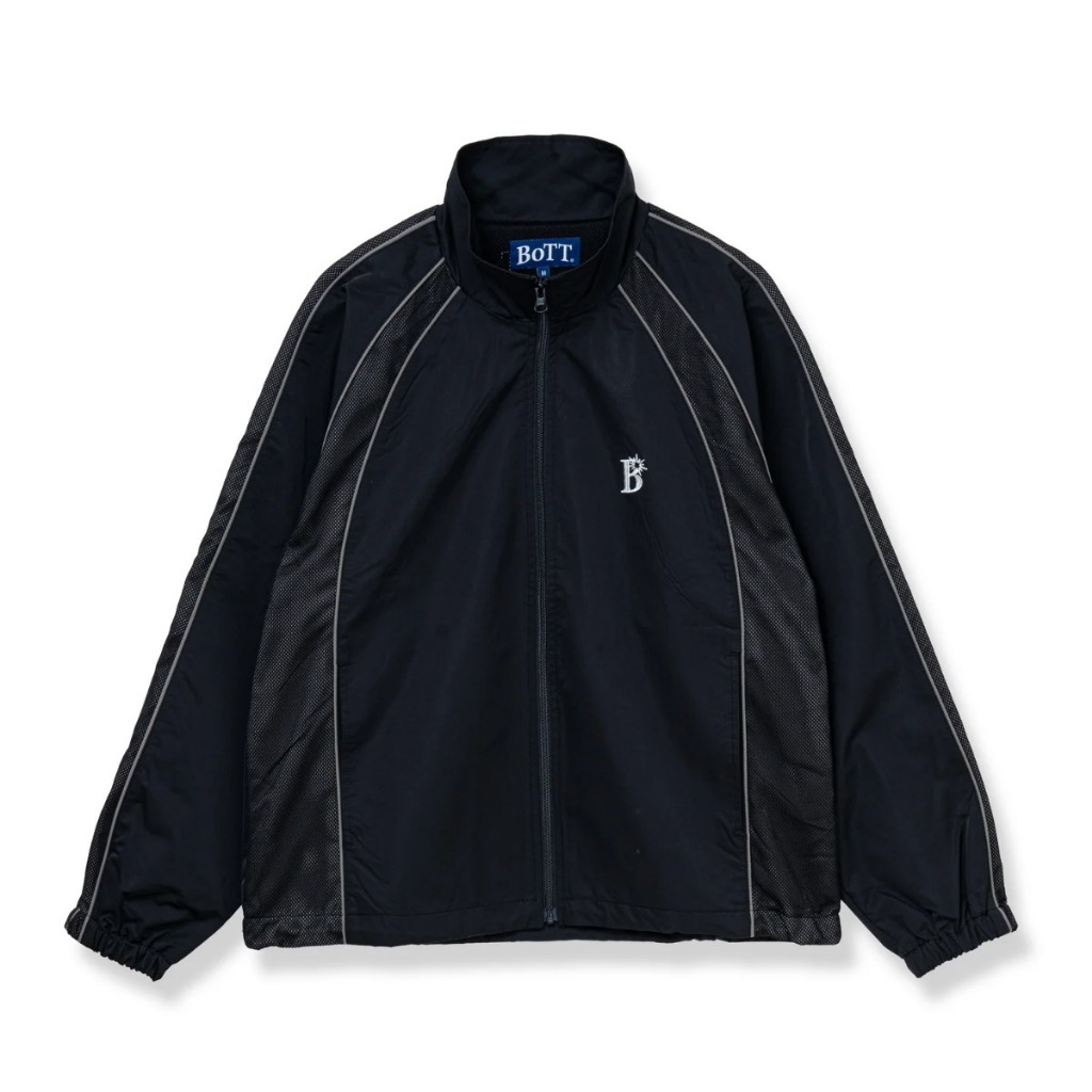BOTT Mesh Panel Track Jacket BLACK