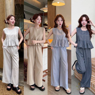 LILY เซ็ต 2 ชิ้น[เสื้อ+กก./กป.] ชุดน่ารักๆ สวยตรงปก ผ้าเนื้อดีใส่สบาย แพทเทิ่ลน่ารักๆ ชุดเซ็ต