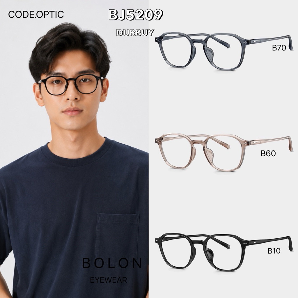 🚚ของแท้/ส่งเร็ว💨 BOLON BJ5209 B10 B60 B70 Durbuy กรอบแว่นสายตาโบลอน แว่นญาญ่า  Official Authorized D