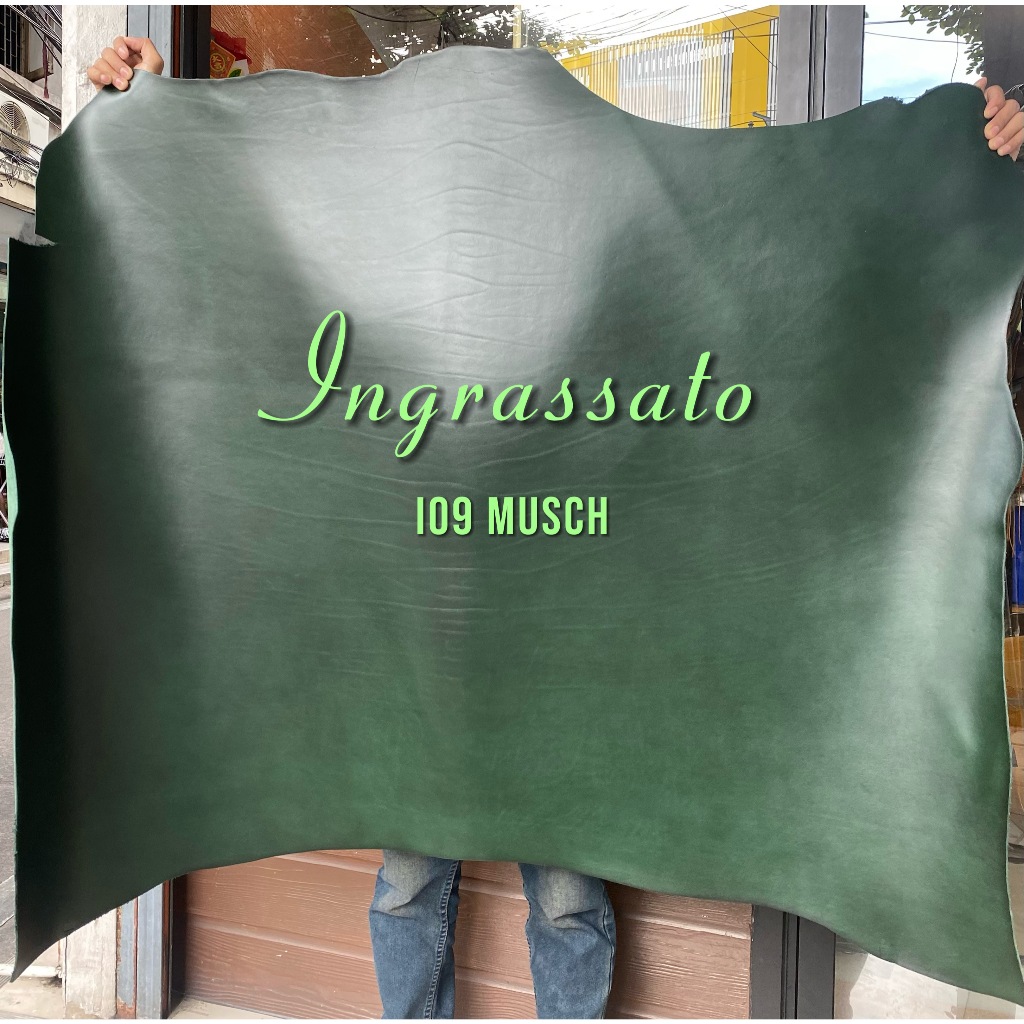 A4 (210mmx297mm) Italy Ingrassato หนังวัวฟอกฝาดหน้าเรียบ อิตาลี อินกราสซาโต (A4 ITALIAN VEG TAN 2.0-2.2MM.)