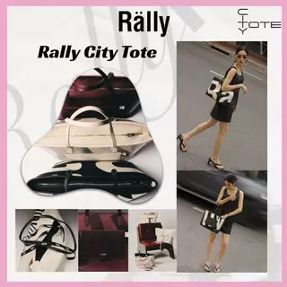 Rally The Bag Picnic Limited กระเป๋าหนังทรง Bucket Bag💥🔥 ลายจุด กระเป๋าถือ ✨
