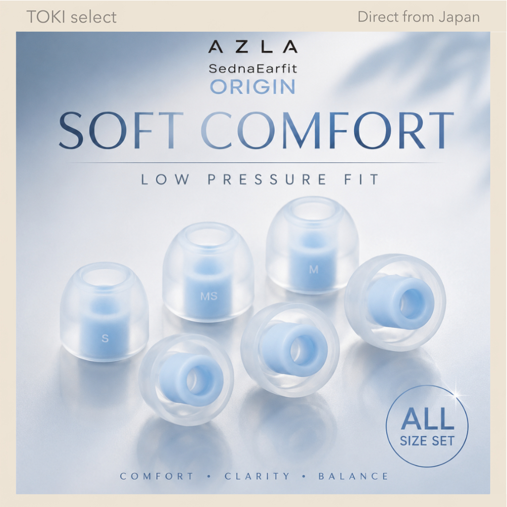 AZLA SednaEarfit ORIGIN Standard Ear Tips Medical Silicone SS S MS M ML L Set