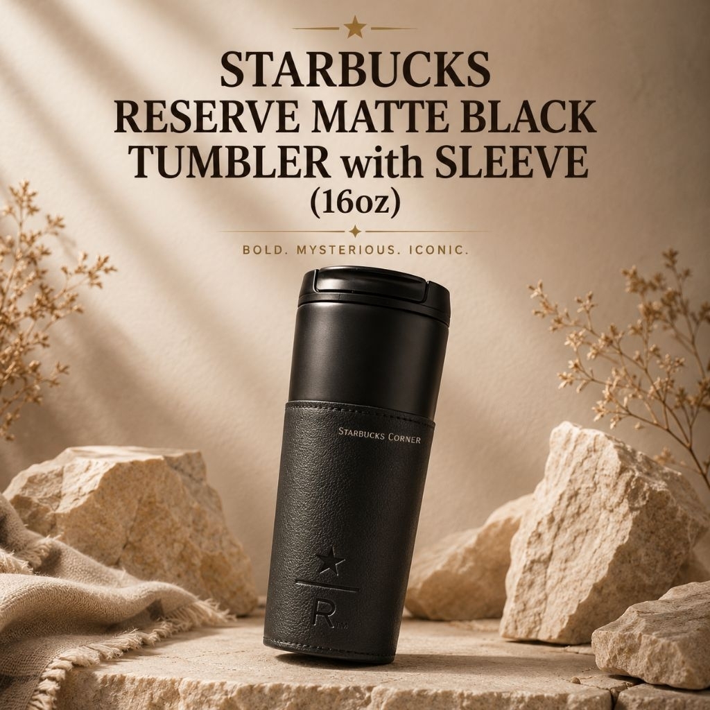 Starbucks® Reserve Black Sleeve Tumbler (16oz)
