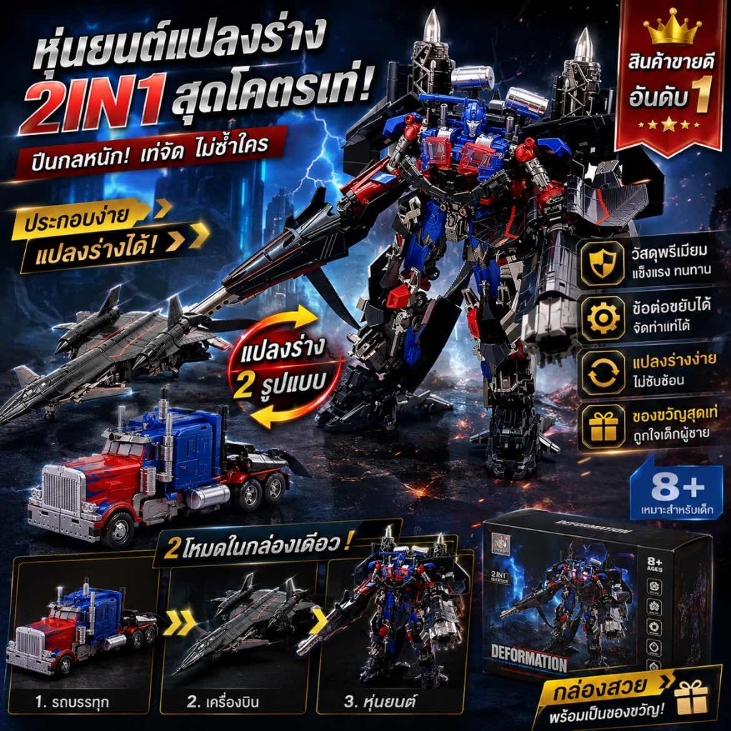 จัดส่งรวดเร็วTW-1124 หุ่นยนต์รวมร่าง Skyfire Pillar, Interstellar Elder, Wing Pillar และหุ่นยนต์เครื่องบินของเล่นเด็ก