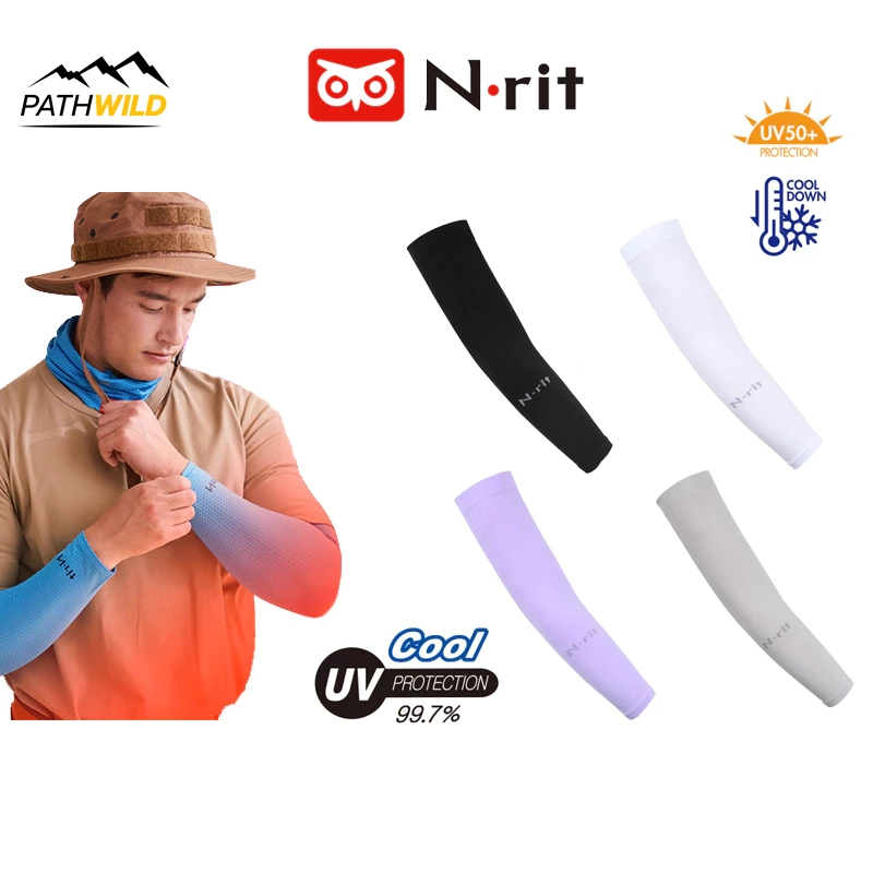 N-rit Tube-9 Coolet / Glove A ปลอกแขน แบบเย็น กันแดดและUV สัมผัสเบา นุ่ม เย็นสบาย ไม่มีรอยตะเข็บ ยืดหยุ่นสูง แห้งเร็ว