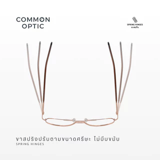Common Optic แว่นสายตายาว ทรงนักบิน Aviator Glasses กรอบสแตนเลส สวมใส่สบาย แฟชั่น ใส่อ่านหนังสือ 5228