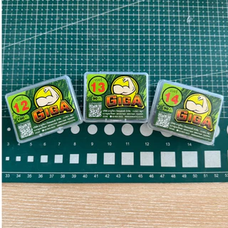 ตัวเบ็ดตกปลา GIGA (กิก้า) แท้ 100% เหล็กไฮคาร์บอน แข็ง ทนทาน เกสรคมกริบ วัดติดเน้นๆ งานหน้าดิน สปิ๋ว