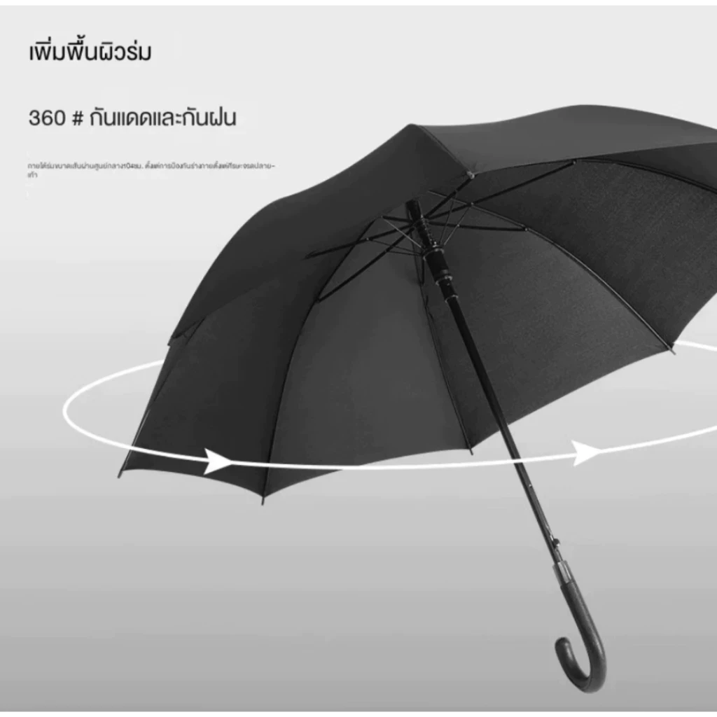 ร่มกอล์ฟด้ามยาวกึ่งอัตโนมัติ ขนาดใหญ่ thumbnail 6