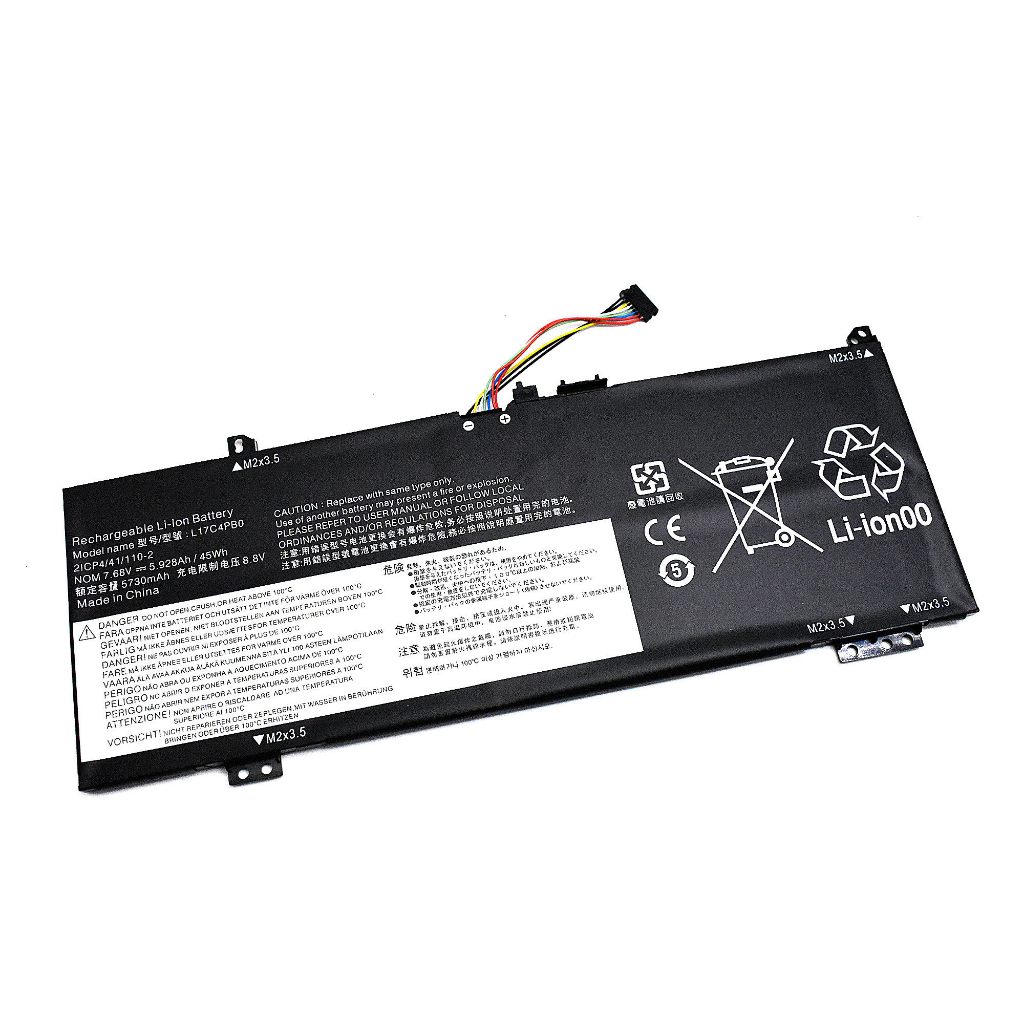 Part Number: ABS  Battery Cells: 3 Cells  Packing: Yes  Model Number: L17C4PB0  Battery voltage: 7.6