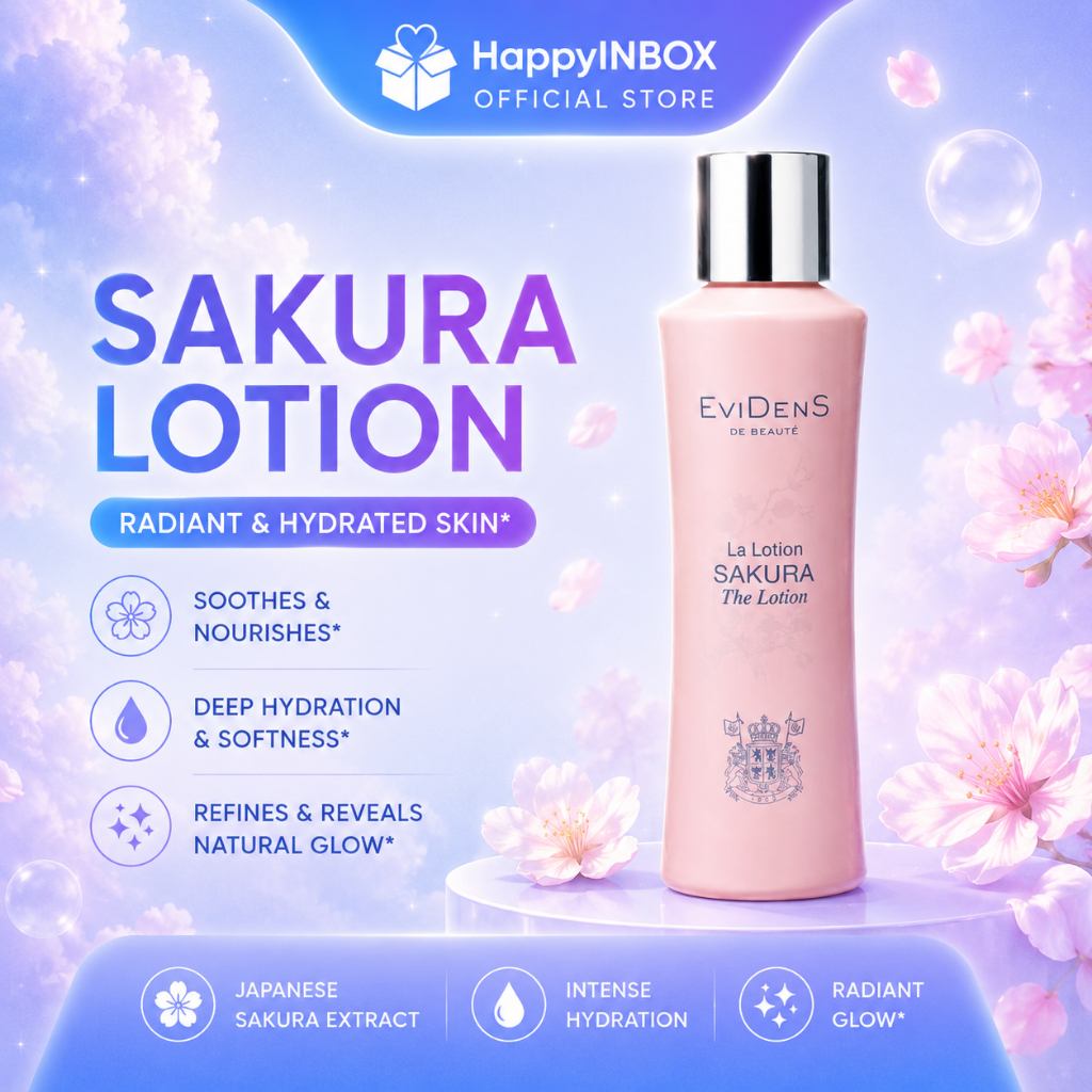 (Sale EXP:05/2026) EviDenS de Beauté La Lotion Sakura โลชั่นซากุระ บำรุงผิวชุ่มชื้น 200ml