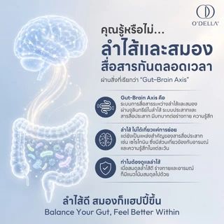 O'DELLA SCIBAC PROBIOTICS : อาหารเสริมโพรไบโอติกส์ชนิดแคปซูล จำนวน 30 แคปซูล