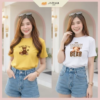 Jarikashop - เสื้อยืดลาย teddy bear ( งานป้าย.. Jarika ) ( จ180 ) ( 2/2 )