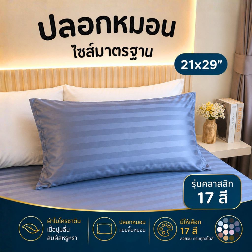 ปลอกหมอนโรงแรม - Soul Sleep