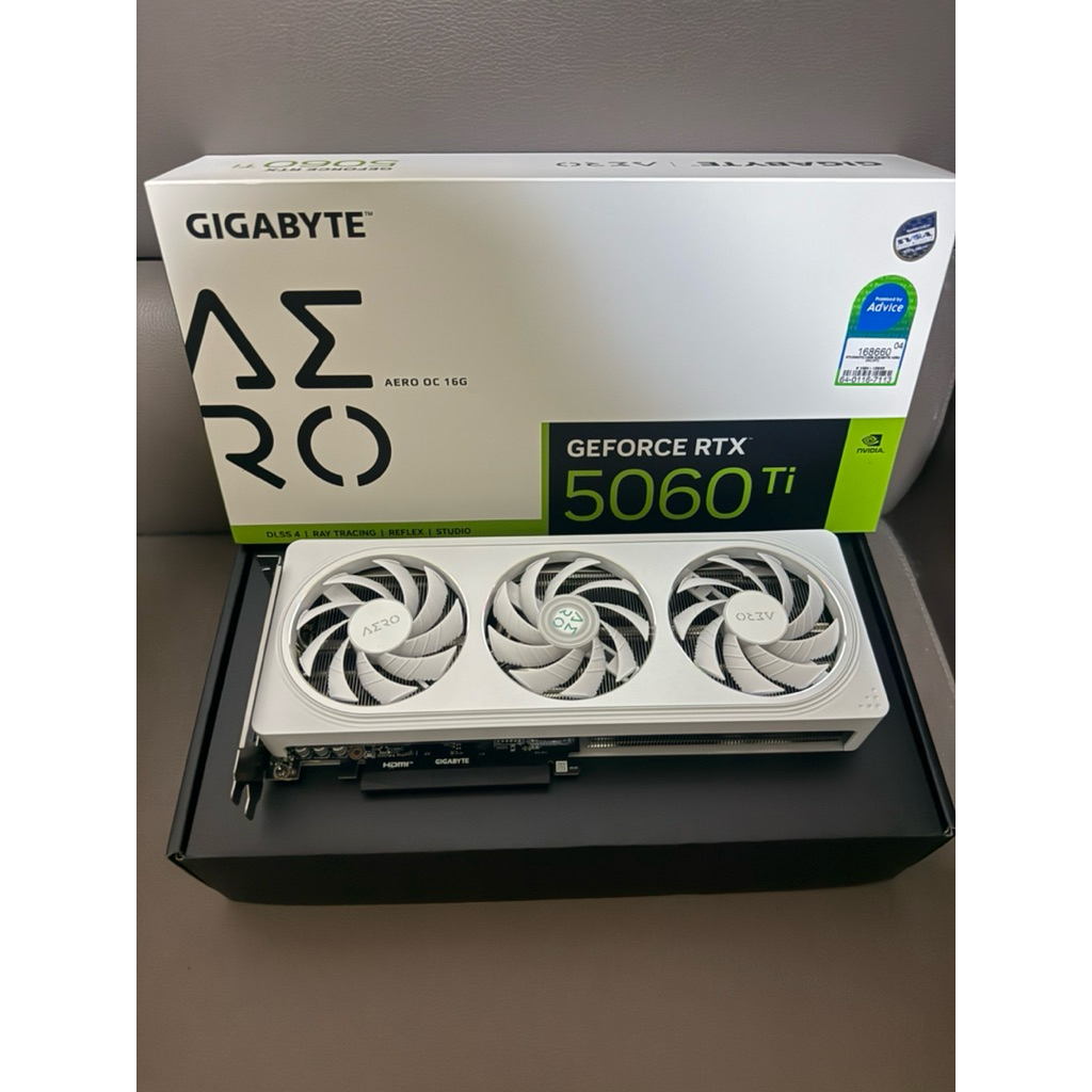 RTX5060TI/16GB GIGABYTE AERO (OC/D7) ประกัน svoa 2028-04-16
