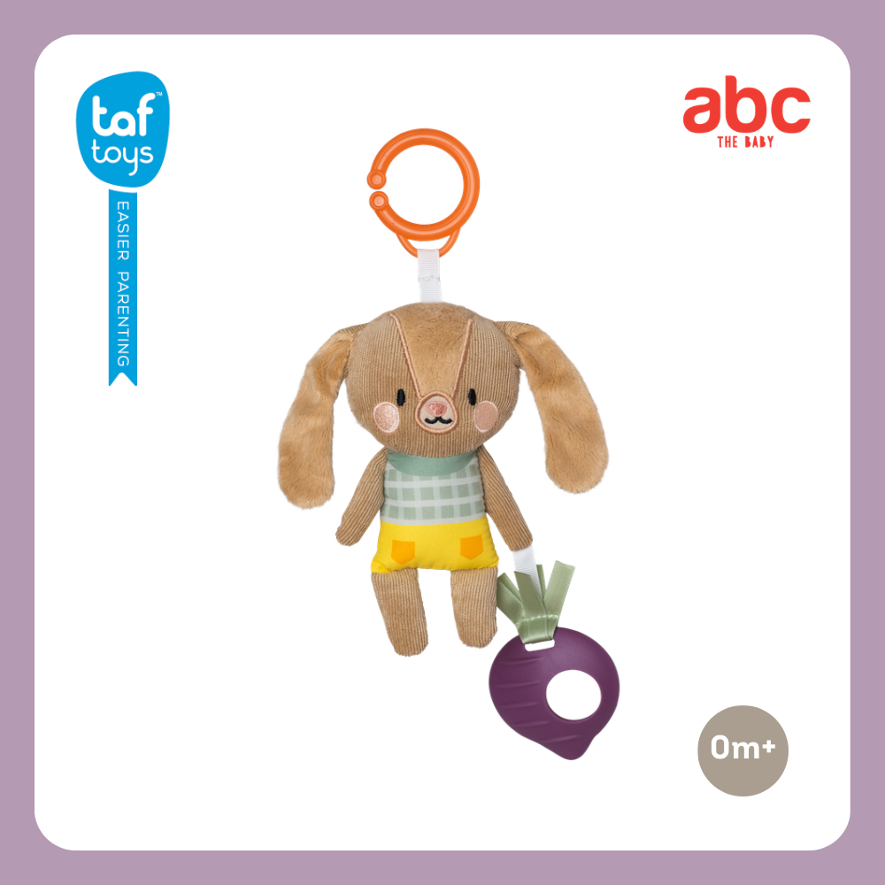 Taf Toys โมบายติด รถเข็นเด็ก คาร์ซีท Jenny the Bunny ของเล่นเสริมพัฒนาการ แรกเกิดขึ้นไป