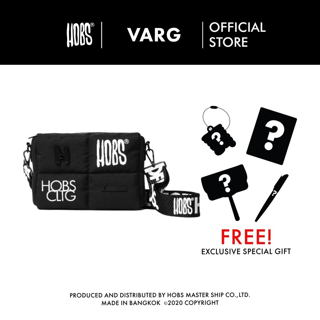 Hobs® กระเป๋าสะพายข้างนุ่มนิ่ม | VARG | Fabric crossbody bag