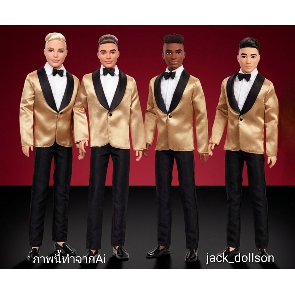Barbie Signature 2025 Holiday Ken Collectible Fashion Doll ตุ๊กตาเคน รุ่น ฮอลิเดย์2025 สินค้าพร้อมส่งครับ 💛💛