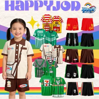 ชุดเซ็ท เสื้อ+กางเกง ลาย อาชีพ Happy job