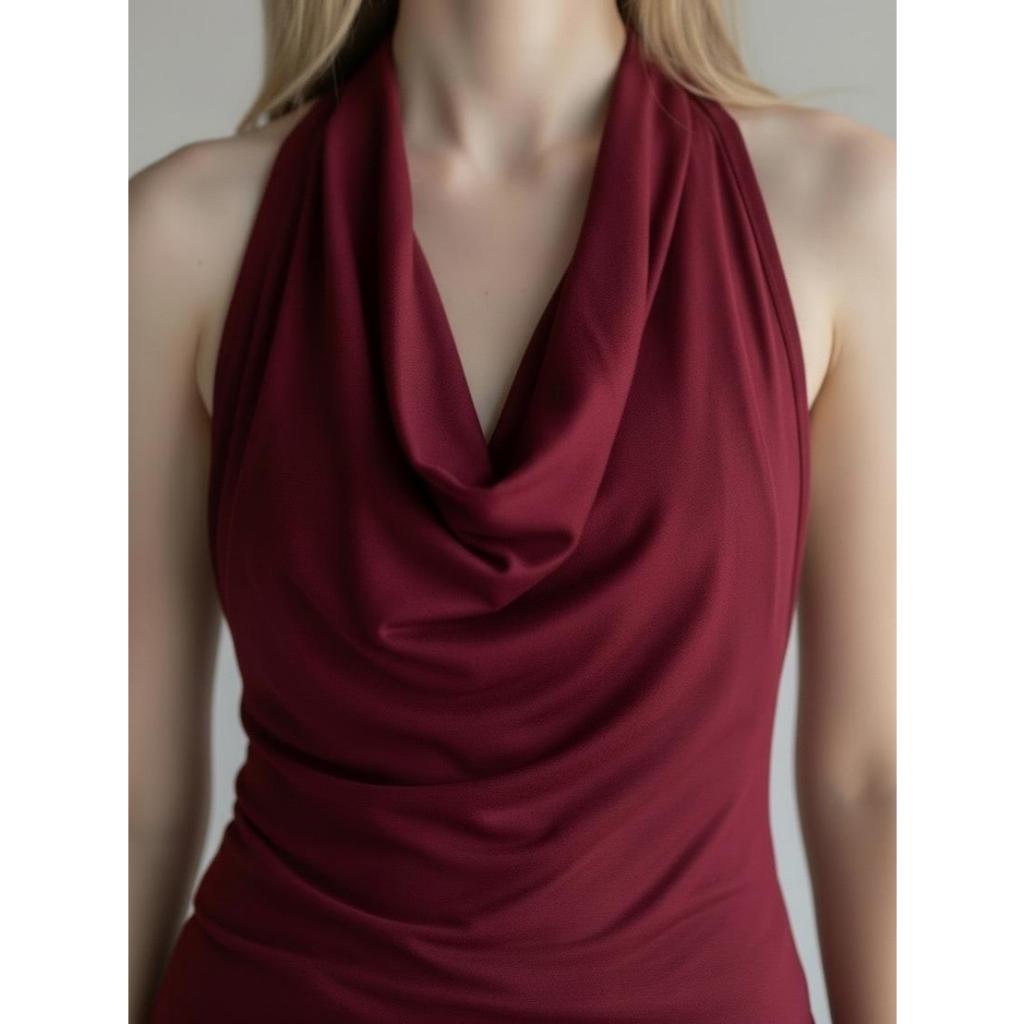 Atipa - Sorelle Halter Top เสื้อคล้องคอ คอถ่วง เว้าหลัง ผ้าเรยอน เนื้อนุ่ม ใส่สบาย