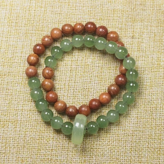 สร้อยข้อมือไม้พะยูง 2 วง เสริมดวง โชคลาภ ความมั่งคั่ง คุ้มครองพลังงานบวก สายมู เสริมโชคเงินทอง สุขภาพดี เสริมสติปัญญา